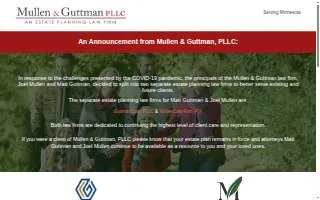 Mullen & Guttman, PLLC website