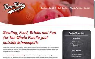 Texa-Tonka Lanes website