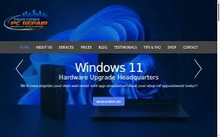 Twin Cities PC Repair of Edina website