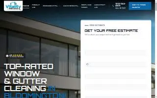 Vitality Pro Wash of Edina website