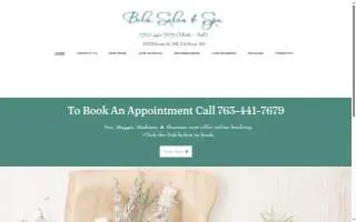 Bela Salon website