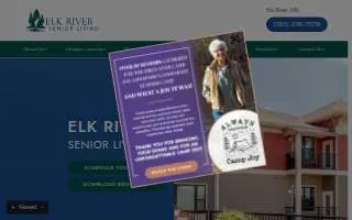 Elk River Senior Living website