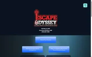 Escape Odyssey: Escape Rooms, Trading Cards, & Board Games of Elk River website