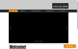 Finley Excavating website
