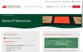 Heppner's Legacy Homeschool Resources website