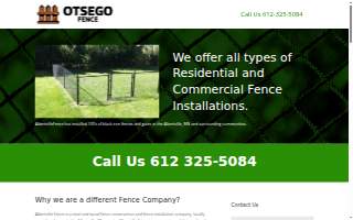Otsego Fence of Elk River