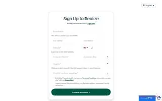 Realize Financial Advisors website