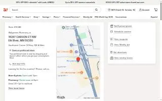 Walgreens of Elk River website