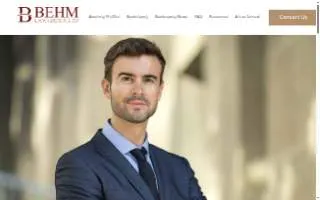 Behm Law Group, LTD website
