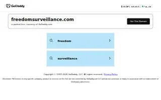Freedom Security and Surveillance of Faribault website