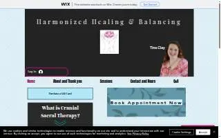 Harmonized Healing and Balancing website