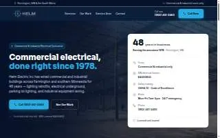Helm Electric Inc website