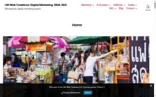 Hill Web Creations LLC website
