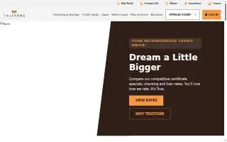 TruStone Financial Credit Union of Farmington website
