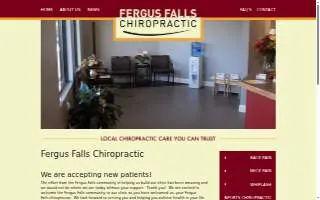 Fergus Falls Chiropractic website