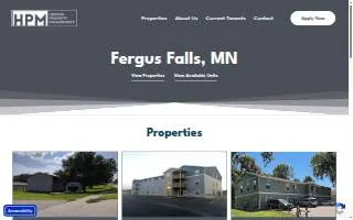 Herzog Property Management website