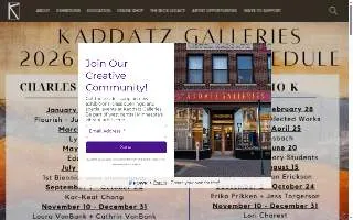 Kaddatz Galleries website