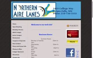 Northern Aire Bowling Lanes website