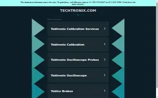 Tech Tronix website