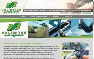 Unlimited AutoGlass website