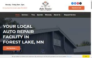 A1A Auto Service website