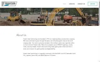 Forest Lake Contracting website