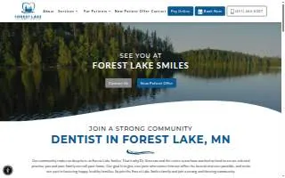 Forest Lake Smiles - Dr. Jonathan Siverson website