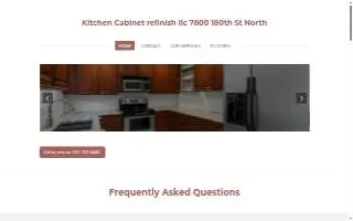 Kitchen Cabinet refinish llc website