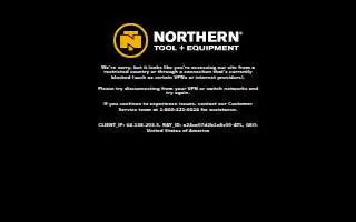 Northern Tool + Equipment of Forest Lake website
