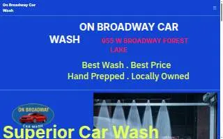 On Broadway Car Wash website
