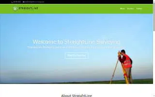 StraightLine Surveying, Inc. website