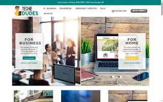 Techie Dudes of Forest Lake website