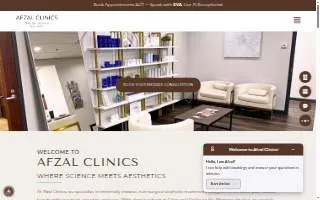 Afzal Clinics website