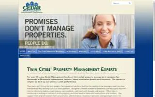 Cedar Management, Inc. website
