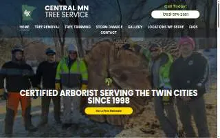 Central MN Tree Service website