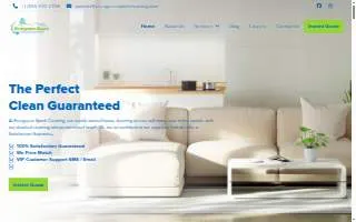 Evergreen Spark Cleaning Services website