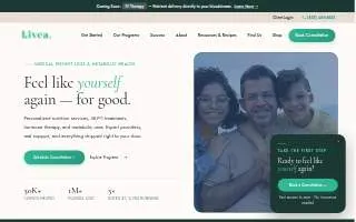 Livea Weight Control Centers - Coon Rapids website