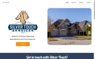 Silver Touch Services website