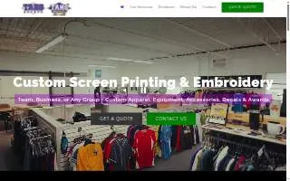 Taho Sportswear website