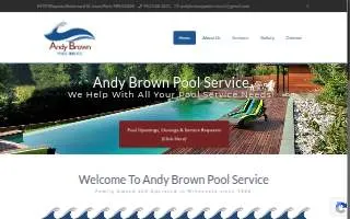 Andy Brown Pool Service of Burnsville website