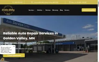 Golden Valley Automotive website