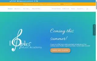 Opus Music Academy of Golden Valley website