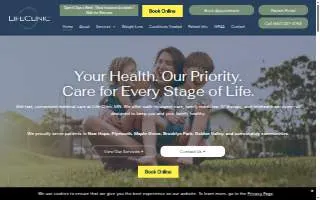 Life Clinic MN of Ham Lake website