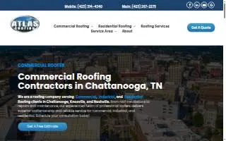 Atlas Roofing Co website