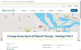 Courage Kenny Sports & Physical Therapy – Hastings YMCA website