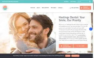 Hastings Dental website