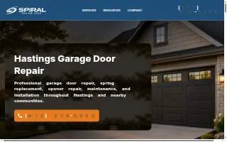 Hastings Garage Door Repair website