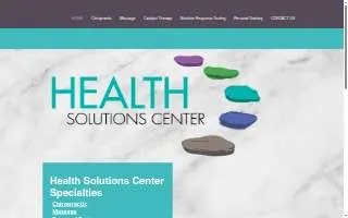 Health Solutions Center website