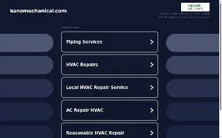 Kane Mechanical website