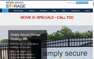 Simply Secure Storage website